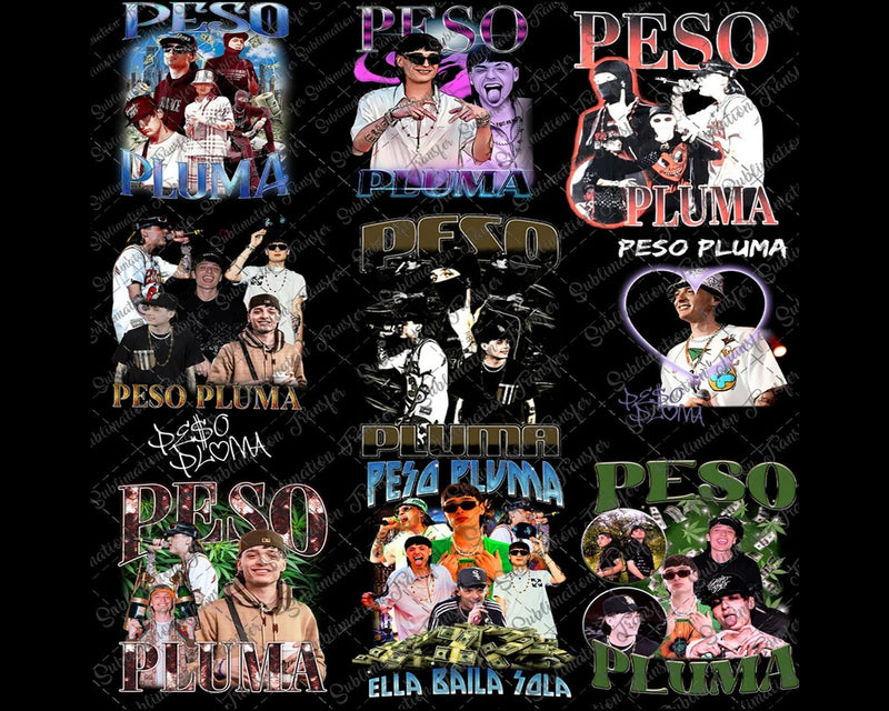 Peso Pluma Png Bundle, Peso pluma sublimation file Png