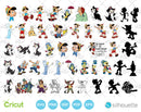Pinocchio clipart bundle, Pinocchio SVG cut files for Cricut / Silhouette, PNG DXF, instant download