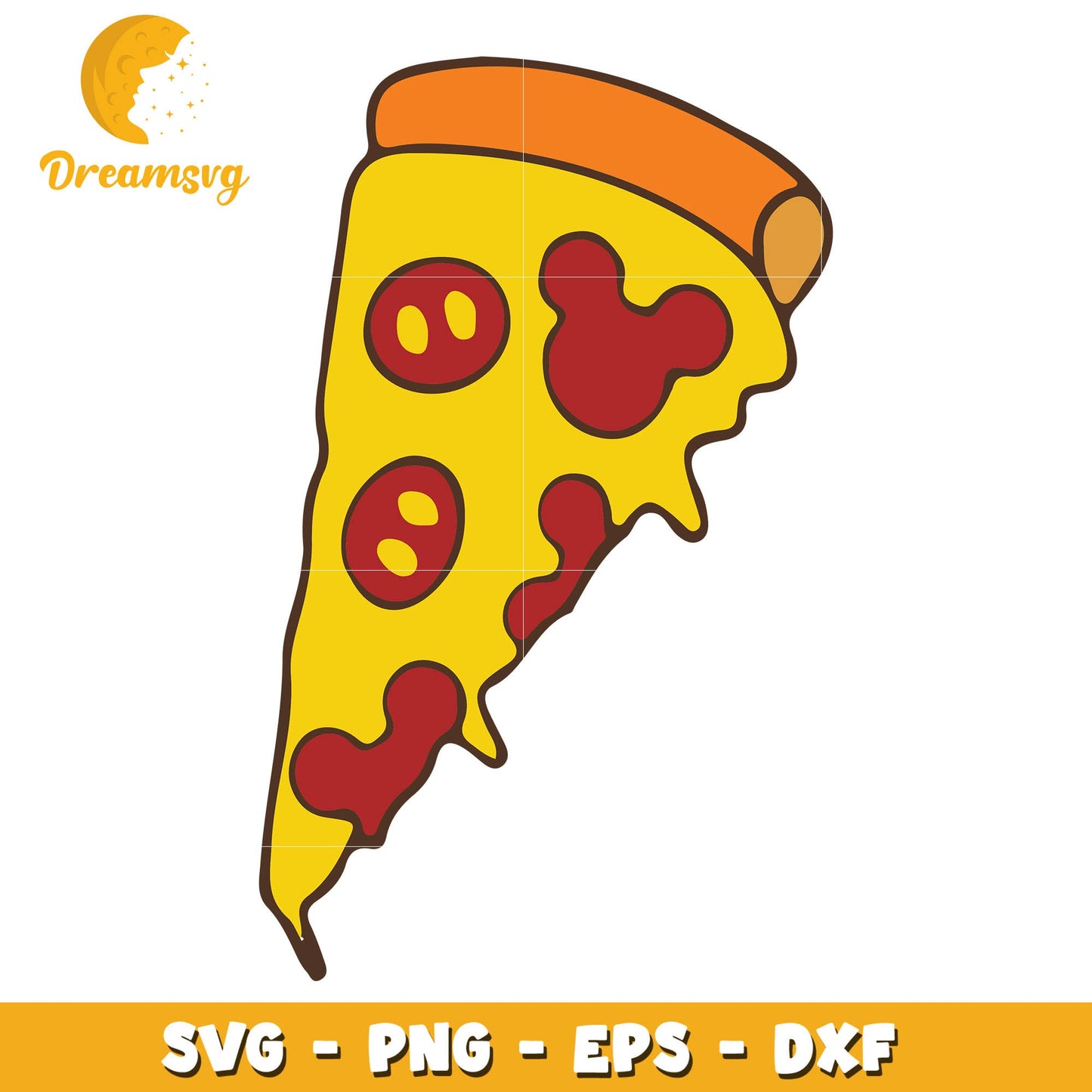 Pizza halloween disney svg