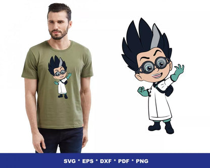 PJ Masks Clipart Bundle, PJ Masks PNG & SVG Cut Files for Cricut, PJ Masks Silhouette Vector Cut Files