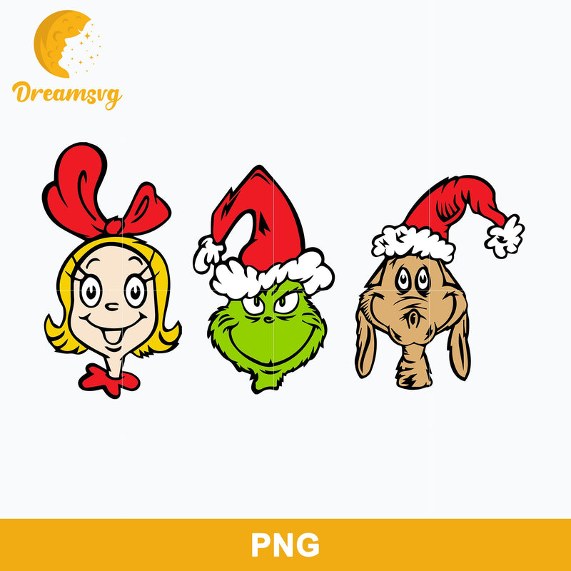 Grinch, Max And Cindy Lou Christmas PNG, Christmas PNG.