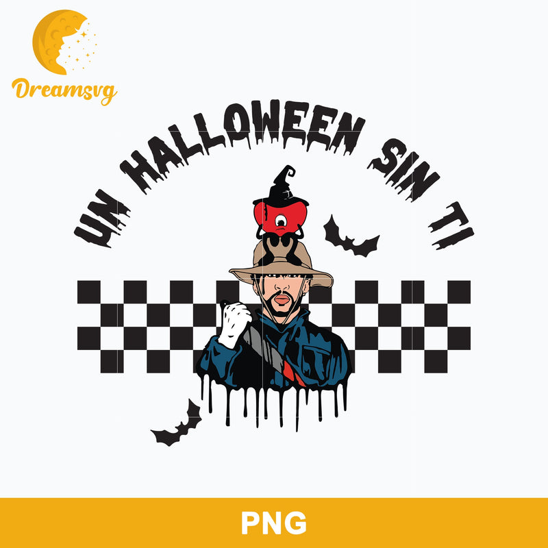 Bad Bunny Michael Myers Png, Un Halloween Sin Ti Png Digital file BHLW08