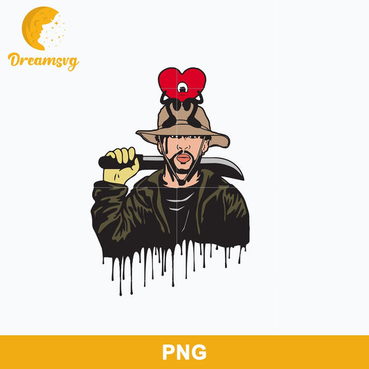 Bad Bunny Jason Voorhees Halloween Png, Bad Bunny Png Digital file BHLW35