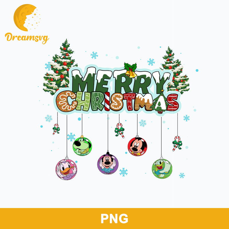 Disney Merry Christmas PNG, Christmas PNG Digital File.