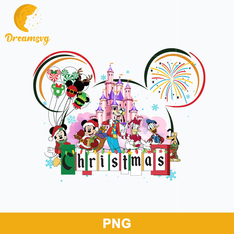 Family Disney Christmas PNG, Disney Christmas PNG, Christmas PNG File.