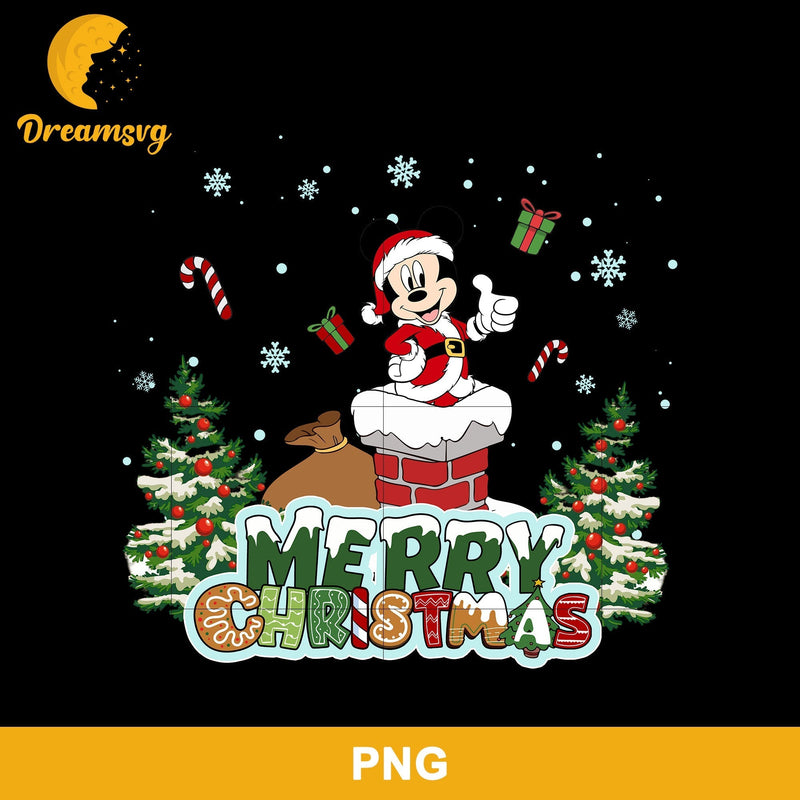 Mickey Santa Christmas PNG, Disney Christmas PNG Digital File.