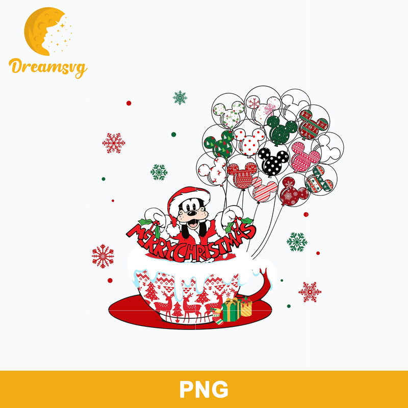 Goofy Merry Christmas PNG, Disney Christmas PNG Digital File.