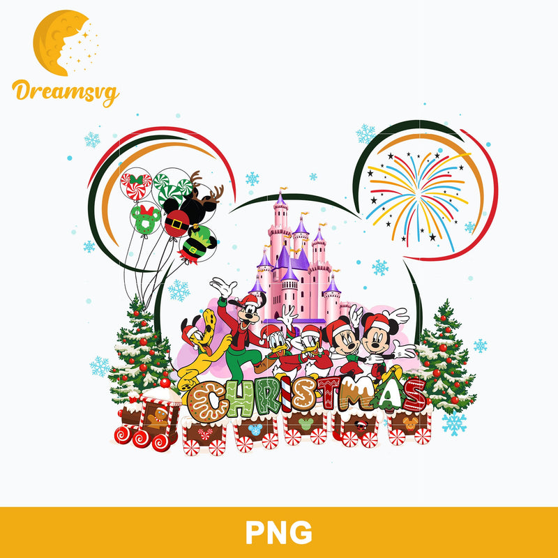 Disney Merry Christmas PNG, Christmas PNG Digital File.