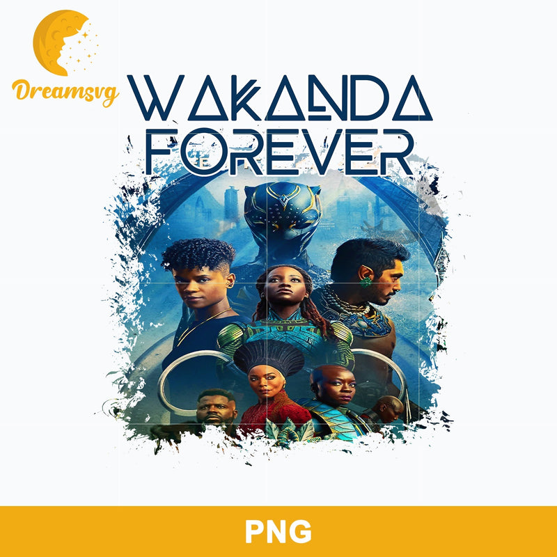 Wakanda Forever PNG, Wakanda Forever Group Shot Comic Long Sleeve PNG