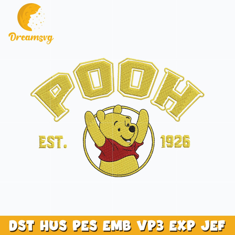 Winnie the pooh est 1926 embroidery