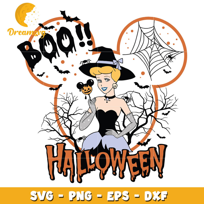 Cinderella Princess Halloween Svg