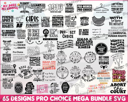 750+ Pro Choice Svg Mega Bundle - Digital download