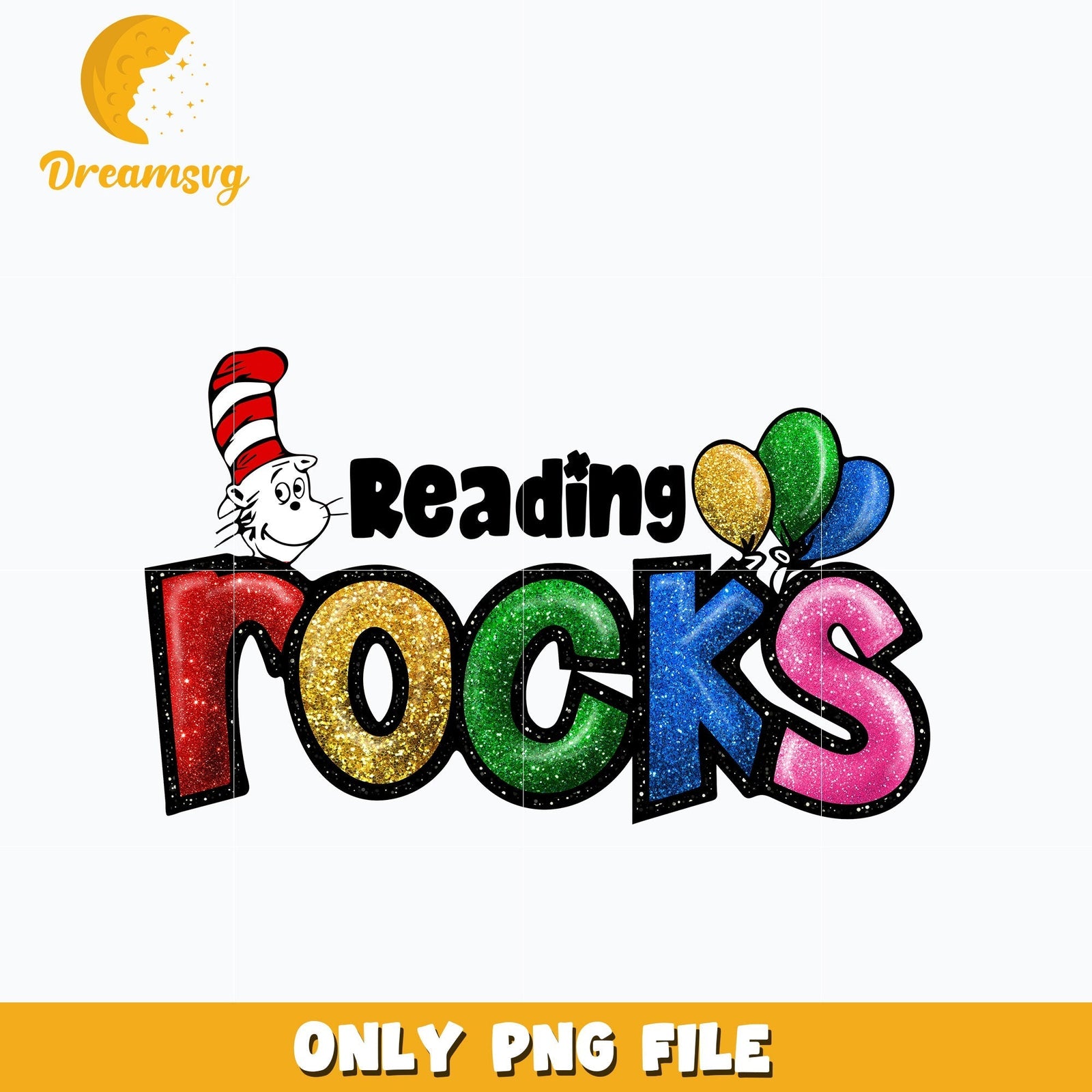 Reading Rocks Svg Reading Rocks Dr Seuss Png