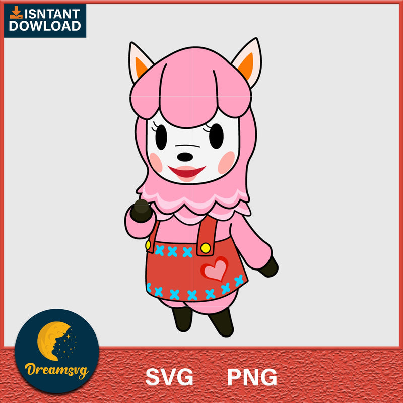 Reese Animal Crossing Svg, Animal Crossing Svg, Animal Crossing Png, Cartoon svg, svg, png digital file