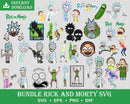 400+ Rick and Morty svg bundle, dxf, png, eps