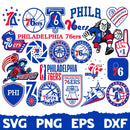 Philadelphia 76ers Logo SVG, NBA 76ers Logo PNG, Cut Files, SVG for Cricut