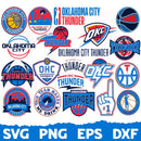 Oklahoma City Thunder Logo SVG, NBA Thunder Logo PNG, Cut Files, SVG for Cricut