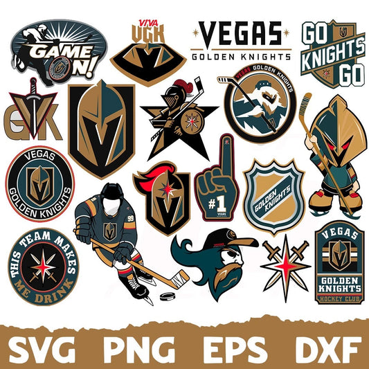 Vegas Golden Knights Logo SVG, NHL Knights Logo PNG, Cut Files, SVG for Cricut