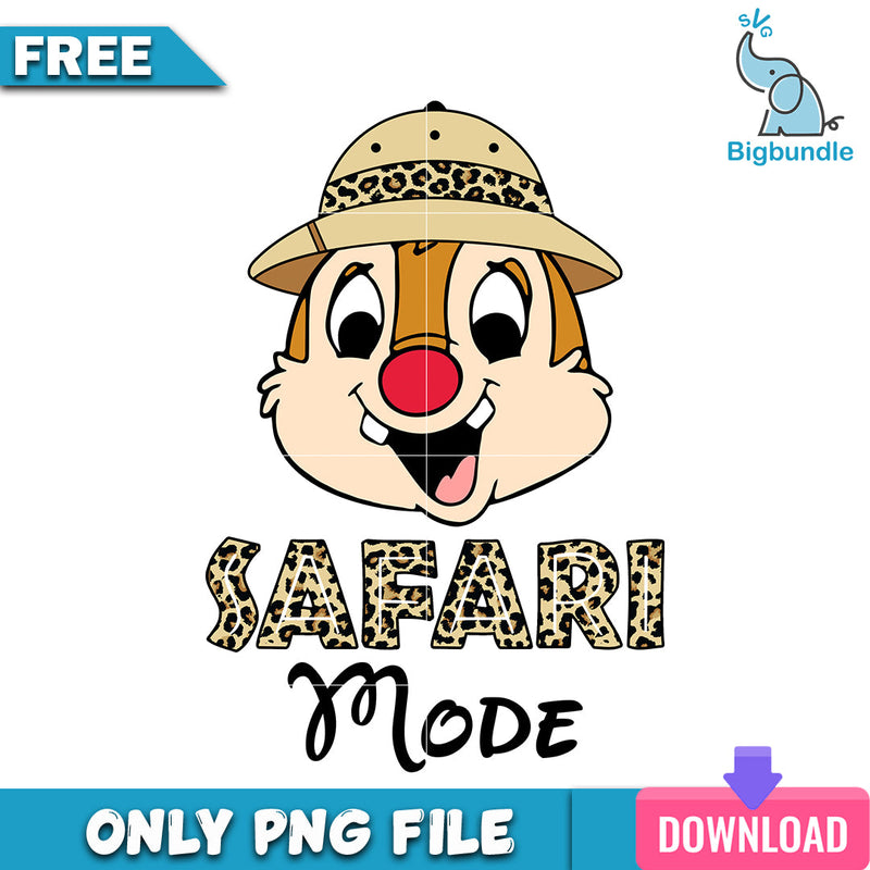 Dale safari mode png, disney png, Digital download.