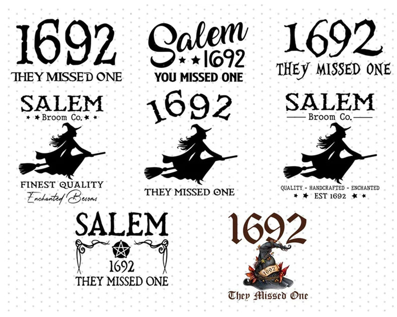 New Salem 1692 They Missed One bundle Png, Salem 1692 Png, Instant download