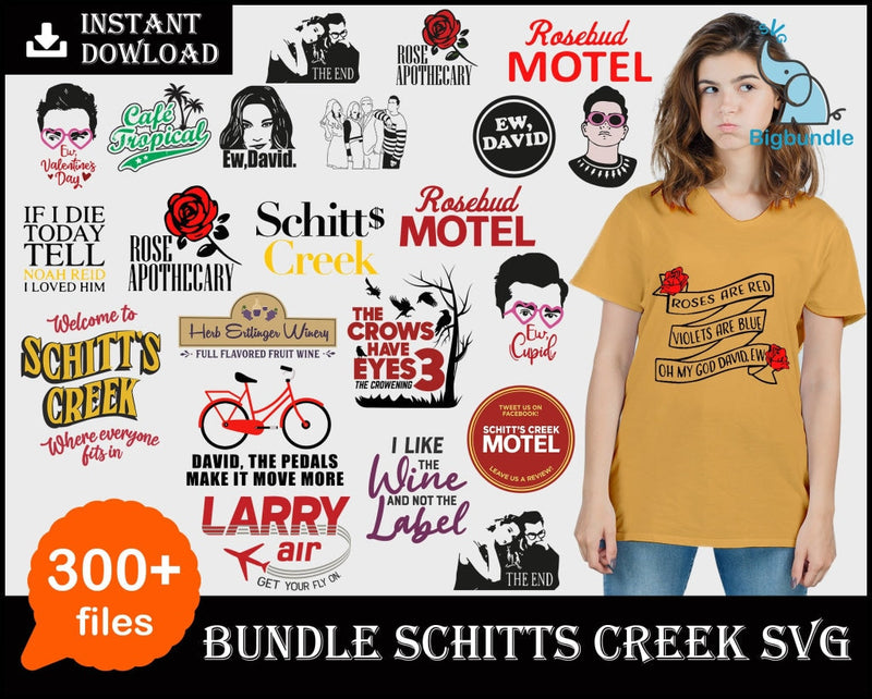 Schitts Creek Svg png bundle, Schitt’s Creek Quotes Svg File for Cricut