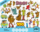 Scooby-Doo clipart bundle, Scooby Doo SVG cut files for Cricut / Silhouette, PNG, DXF, instant download