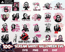 Scream ghost halloween svg, png, eps, dxf, Halloween bundle svg