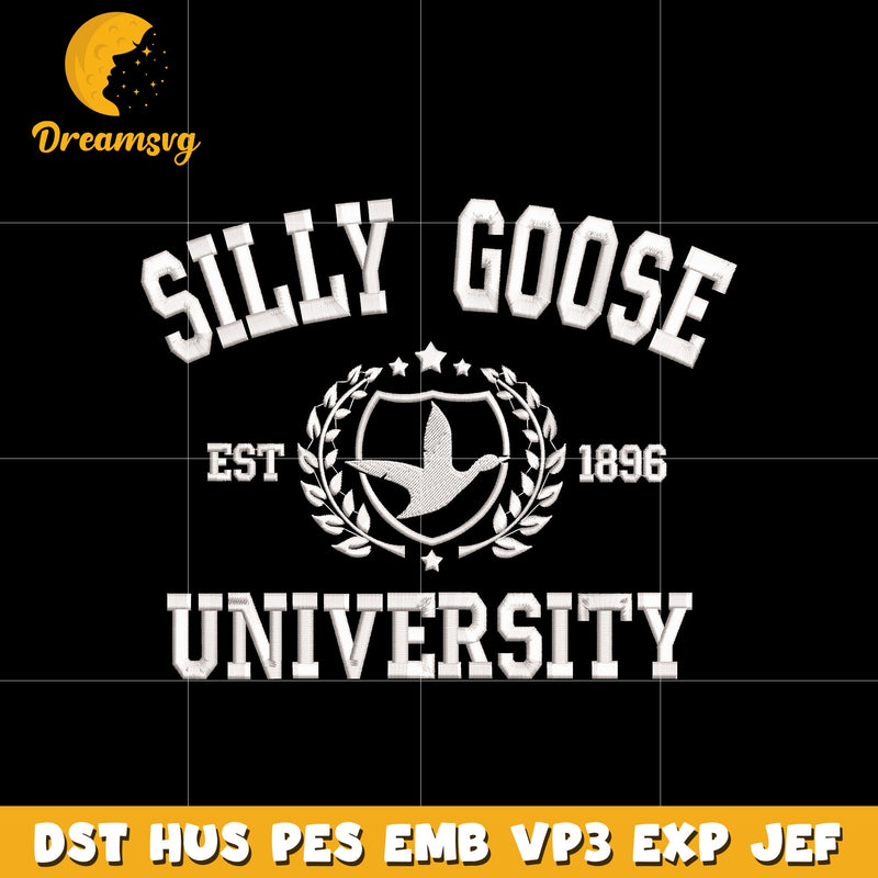 Silly Goose university embroidery