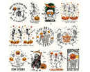 Halloween Skeleton Png Bundle, Funny Skelton Dancing Halloween Png