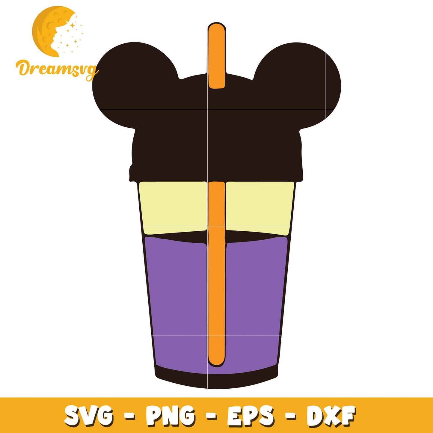 Drink cup mickey halloween svg