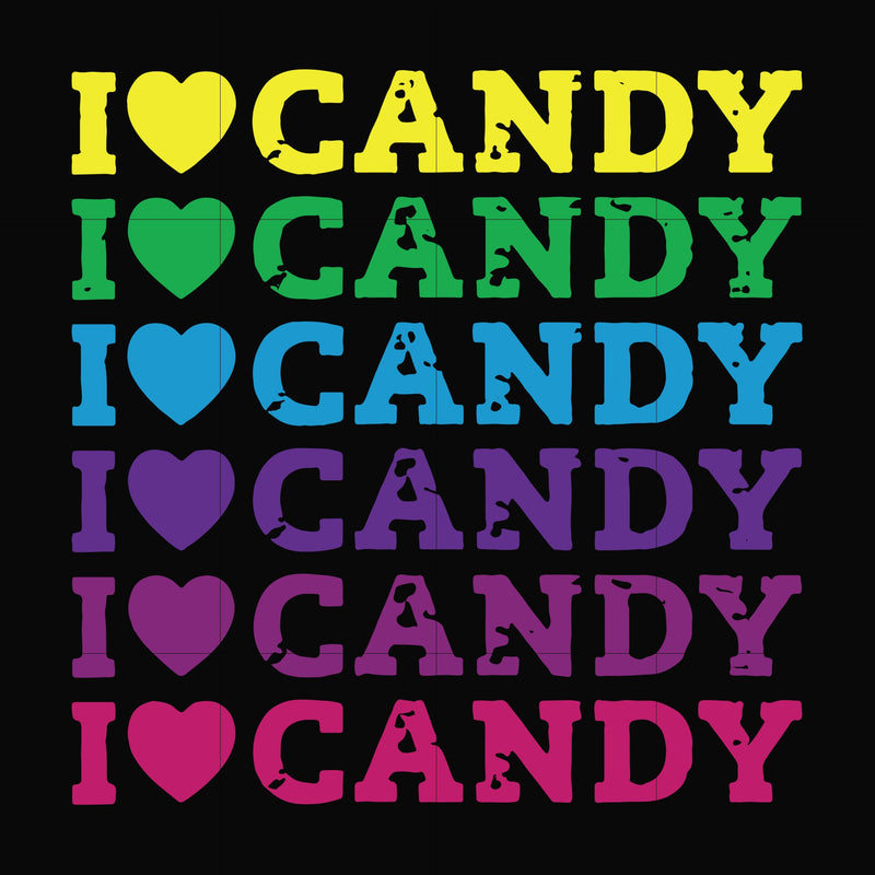 I love candy svg, png, dxf, eps digital file HLW17072016