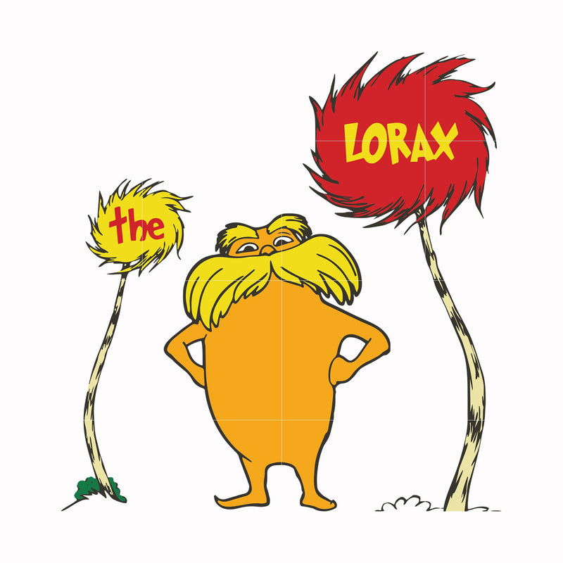 The Lorax svg, png, dxf, eps file DR000151