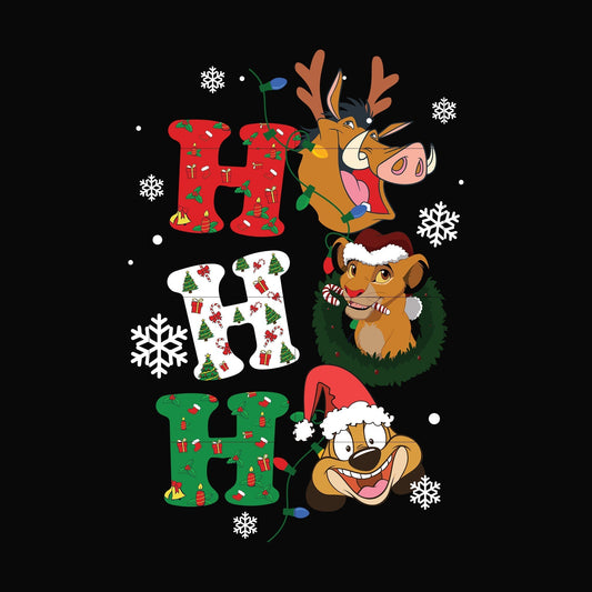 Hohoho disney christmas svg, png, dxf, eps digital file NCRM1507202