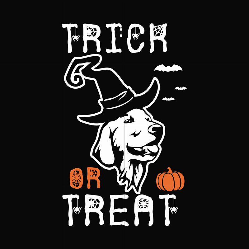 Trick or treat Golden svg, halloween svg png, dxf, eps digital file HWL17072032