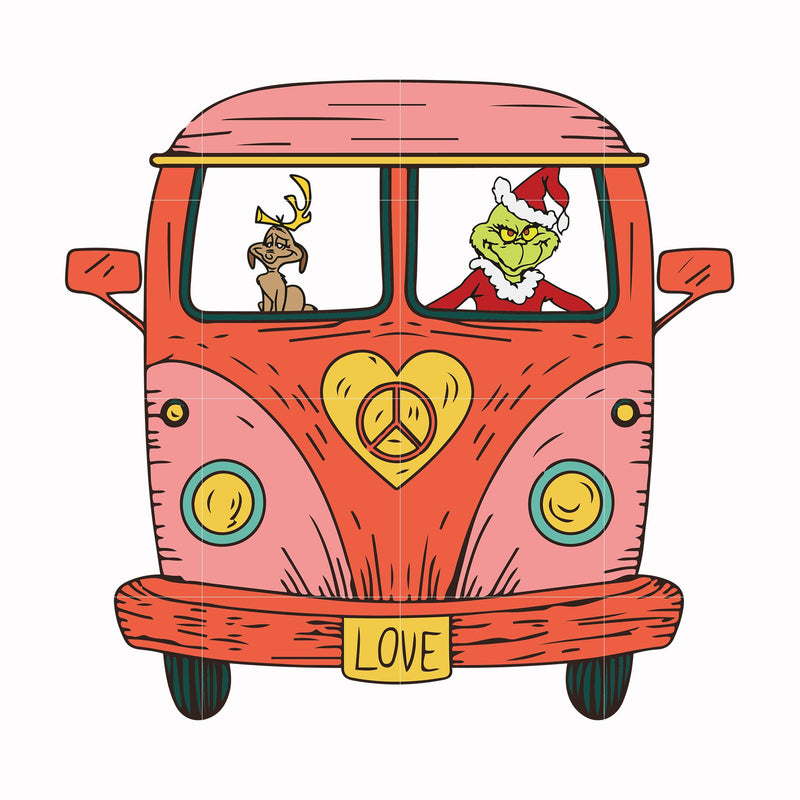 Hippie Grinch Chrismas svg, png, dxf, eps digital file NCRM0076