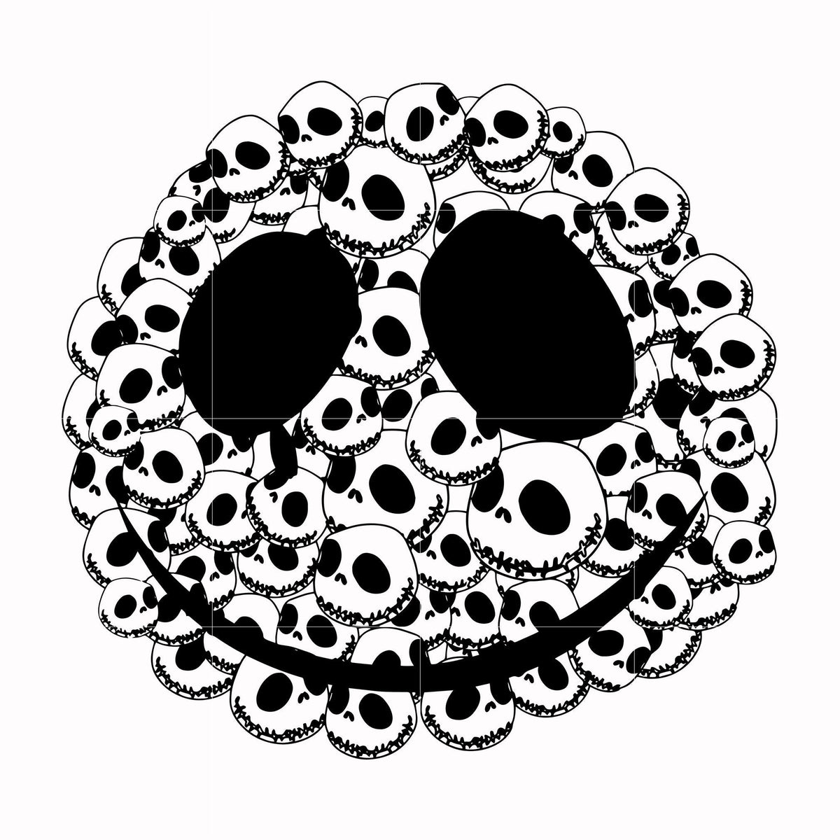 Jack Skellington svg, png, dxf, eps digital file NCRM0120