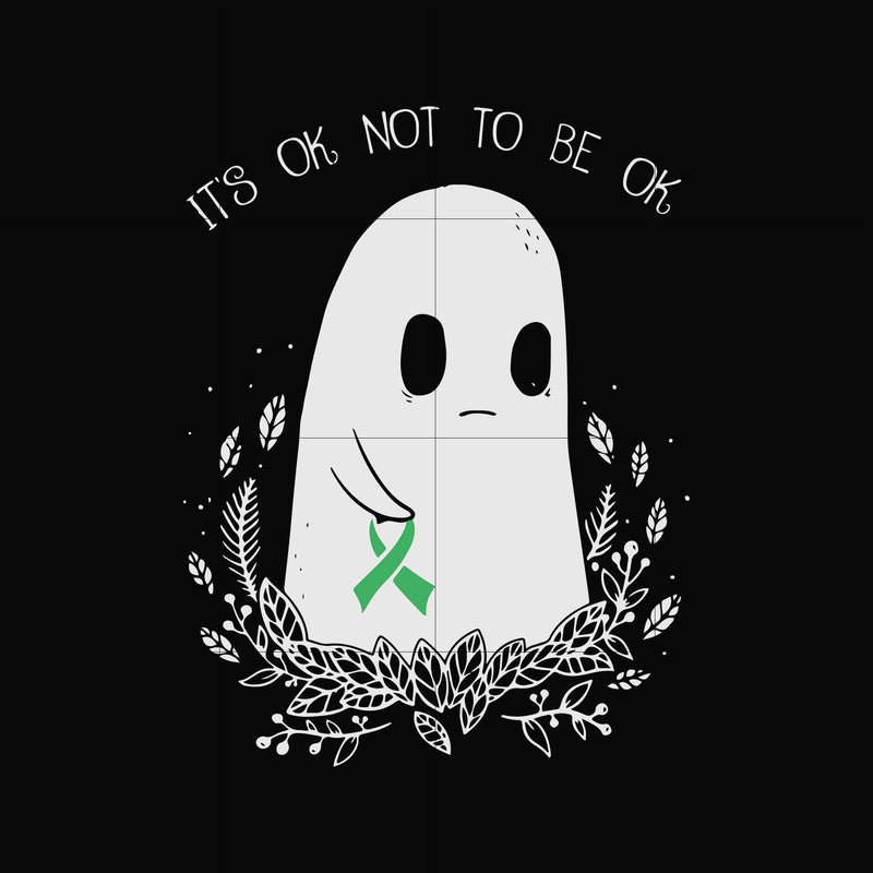 it is ok not to be ok svg, png, dxf, eps digital file HLW0139