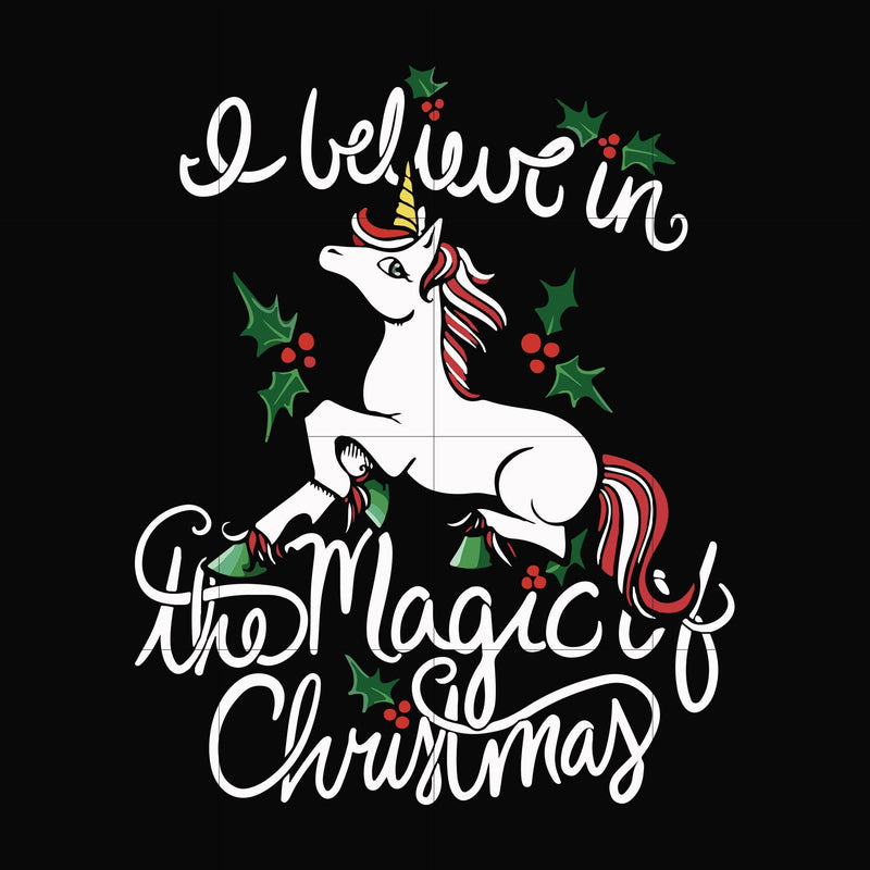 I Believe in the magic of christmas svg, png, dxf, eps digital file NCRM0180