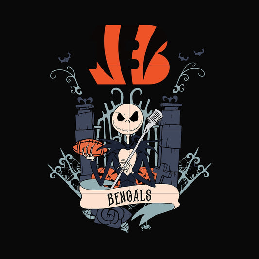 Bengals Jack Halloween svg, png, dxf, eps digital file HLW0326