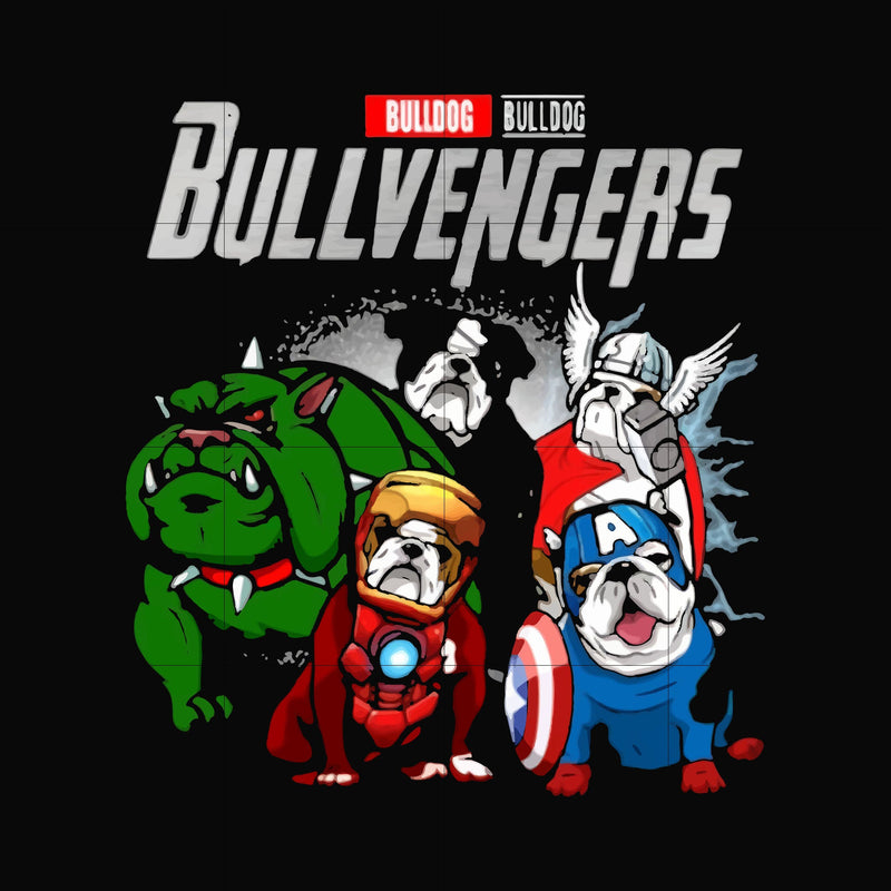 Bullvengers svg, png, dxf, eps file FN000411