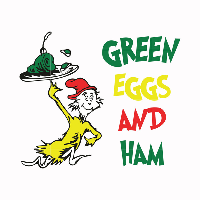 Green eggs and ham svg, png, dxf, eps file DR000102