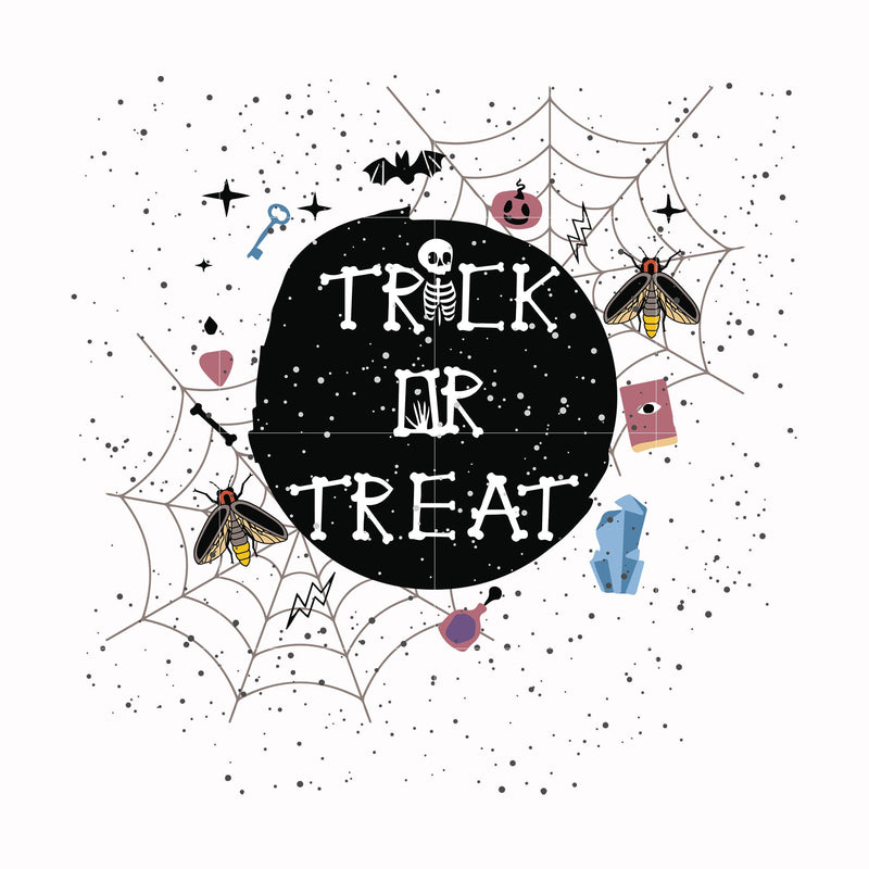 Trick or treat svg, png, dxf, eps digital file HLW17072017