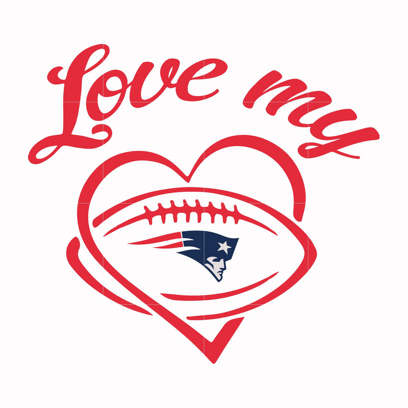 New england patriots, svg, png, dxf, eps file NFL000062