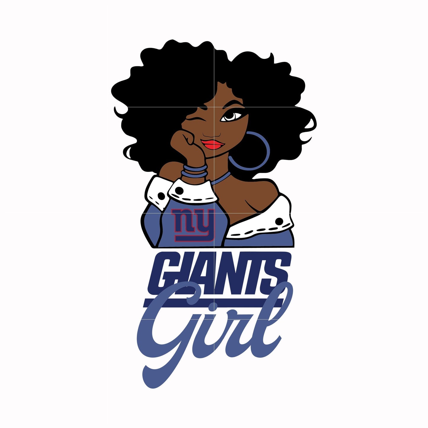 Giants Girl svg, png, dxf, eps digital file NNFL06070015