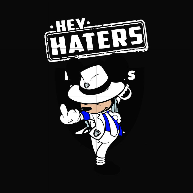 Hey haters Raiders svg, png, dxf, eps digital file HLW0248