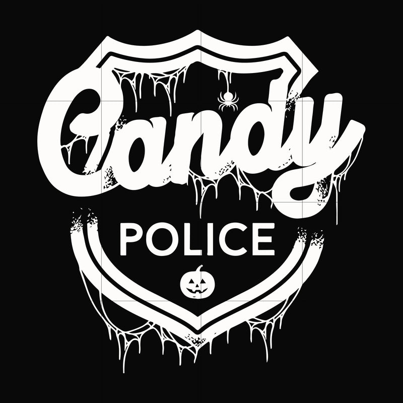 Candy police svg, halloween svg, png, dxf, eps digital file HLW17072018