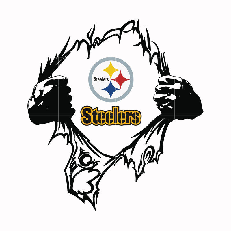 Pittsburgh Steelers superman, svg, png, dxf, eps file NFL0000163