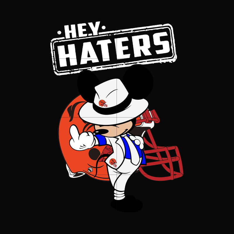 Hey haters Clevelend Browns svg, png, dxf, eps digital file HLW0232