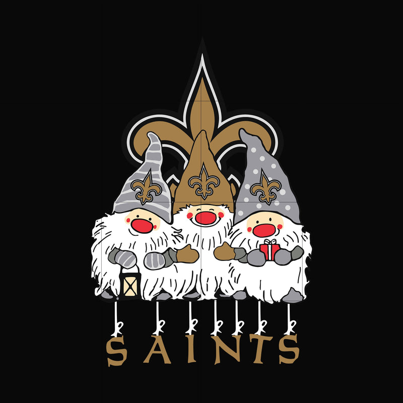 Gnomes New Orleans Saints svg, Gnomes svg, Saints svg, png, dxf, eps digital file NNFL0307020