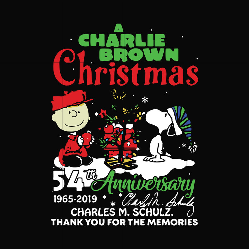 A charlie brown christmas anniversary svg, christmas svg, png, dxf, eps digital file NCRM0009